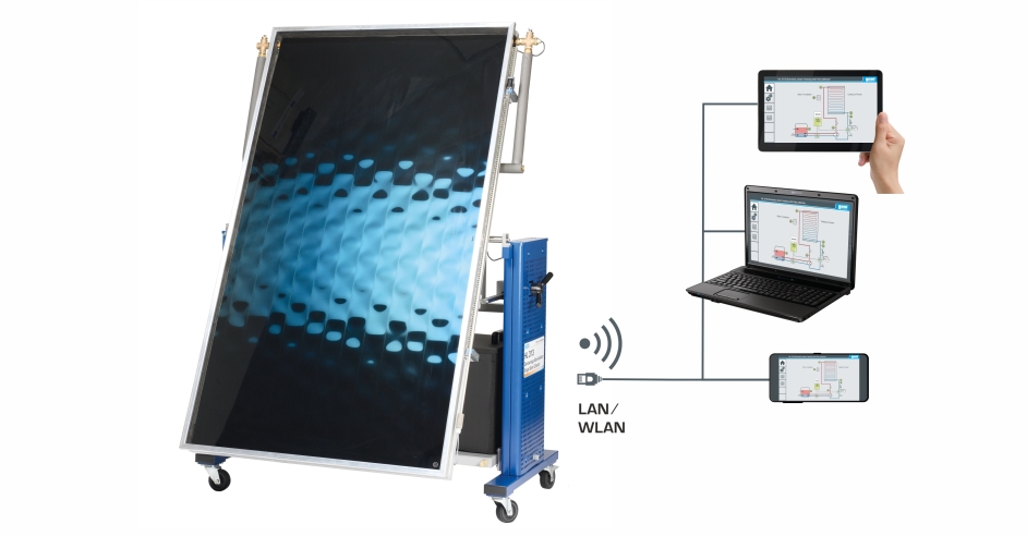 平面集热器加热生活热水