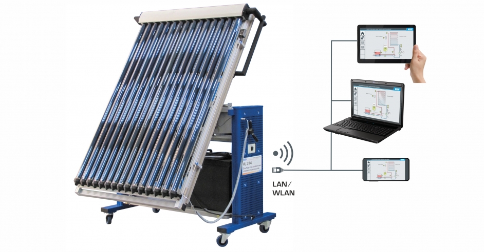 管式集热器加热生活热水
